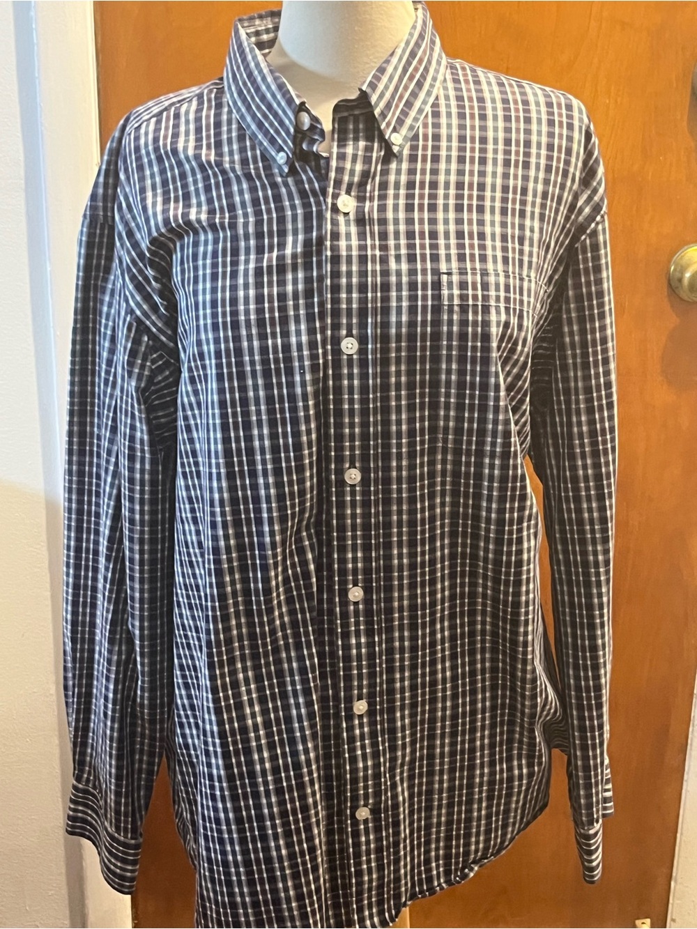 Duluth Trading Co Men's Long Sleeve Plaid Shirt Multicolor Size XL. Button Down
